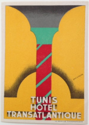 Tunis, Hotel Transatlantique by Erik Nitsche