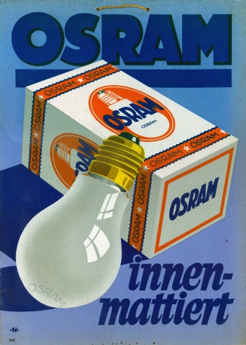 Osram Advertisement by Walter Nehmer, 1930s