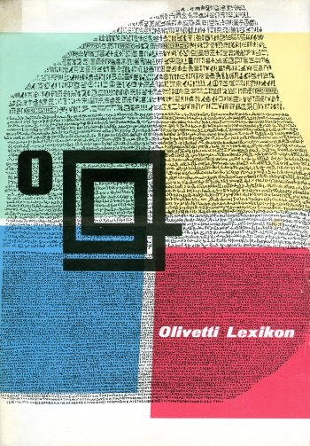 Olivetti Lexikon Brochure, circa 1975, Front Cover