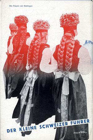 Der Kleine Schweizer Führer, 1935. Back cover photomontage by Herbert Matter